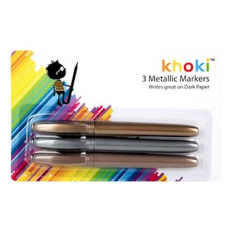 Metallic Markers - Gold, Silver, Bronze